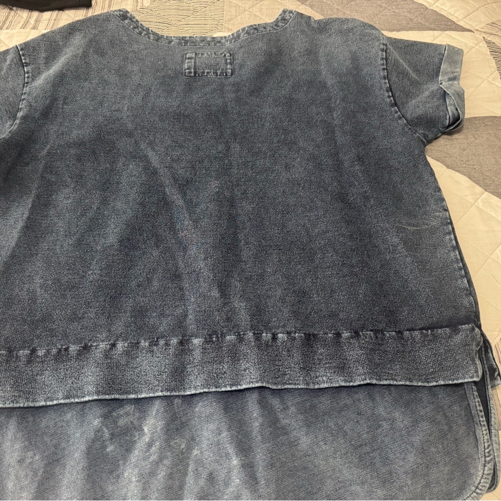 Marc New York Faded Indigo Short Sleeve Tee